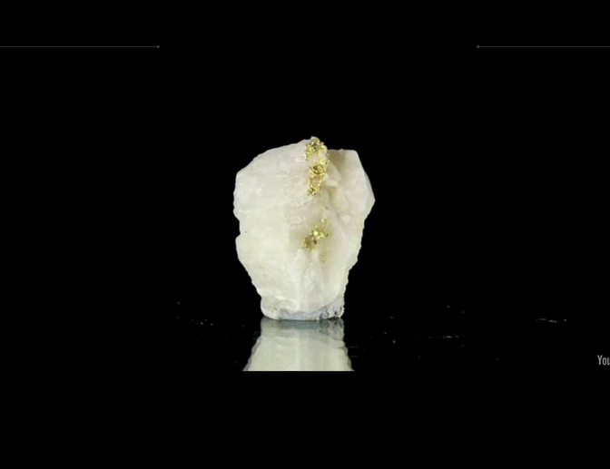Space Video still — crystal with gold