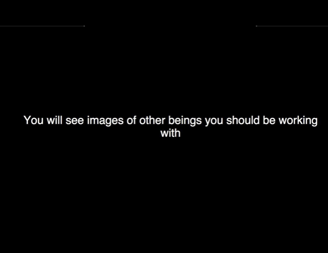 Space Video still — images of other beings